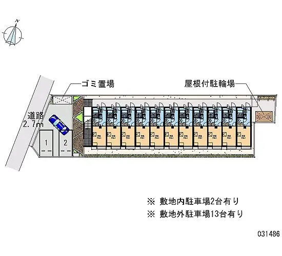 ★手数料０円★さいたま市見沼区東新井　月極駐車場（LP）